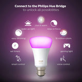 Philips Hue B22 White and Colour Ambience Dimmer Smart Starter Kit