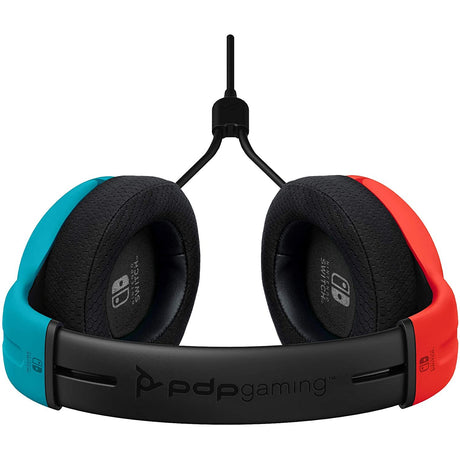 PDP LVL40 Wired Stereo Headset for Nintendo Switch - Blue/Red - New