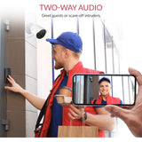 YI Outdoor Camera 1080p, Security Camera IP65 Waterproof, IP Camera With Wifi - White