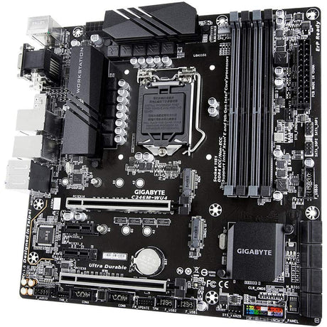 GIGABYTE C246M-WU4 Intel XEON Micro-ATX Server Motherboard