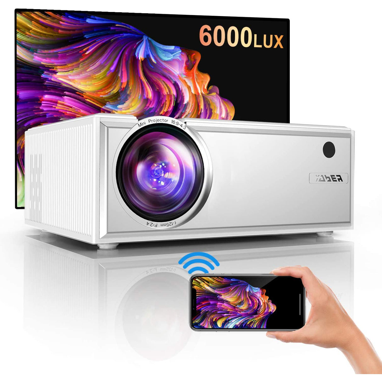 YABER Y61 Mini Wi-Fi Projector