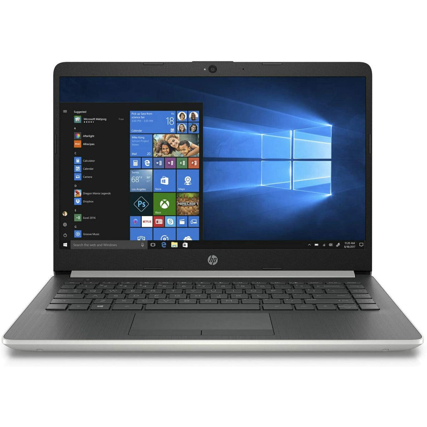 HP 14-CK0596SA - Intel Core i5, 8GB RAM, 128GB HDD, 14"- Ash Silver