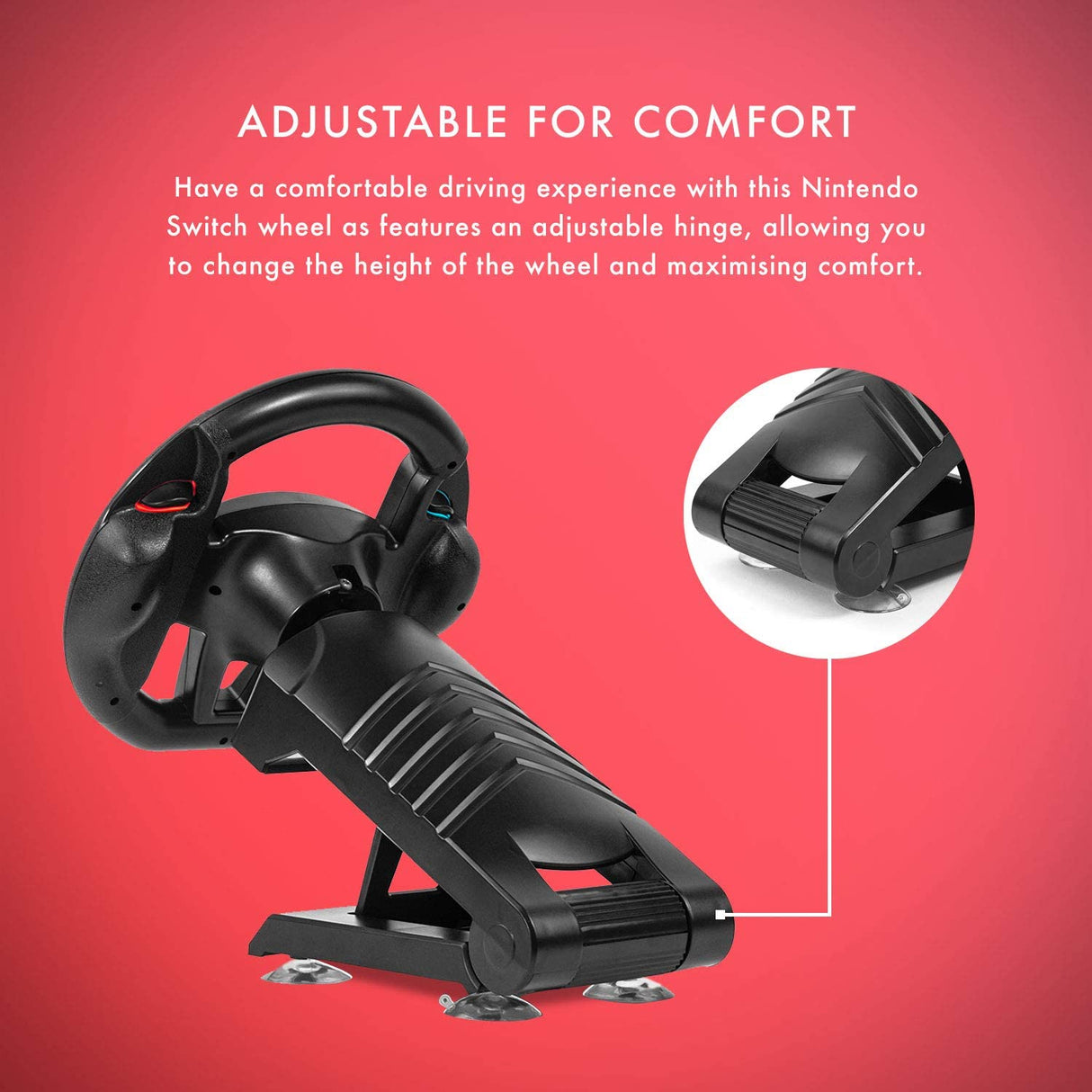 Numskull Nintendo Switch Joy Con Steering Wheel - Pristine