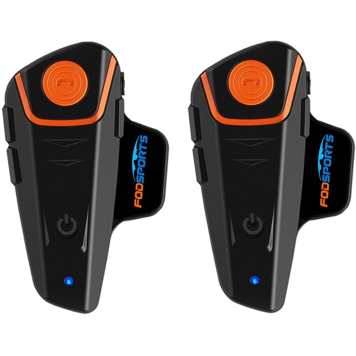 Fodsports BT-S2 Motorcycle Helmet Intercom Headset Water Resistant Bluetooth Interphone Communication System with 1000m