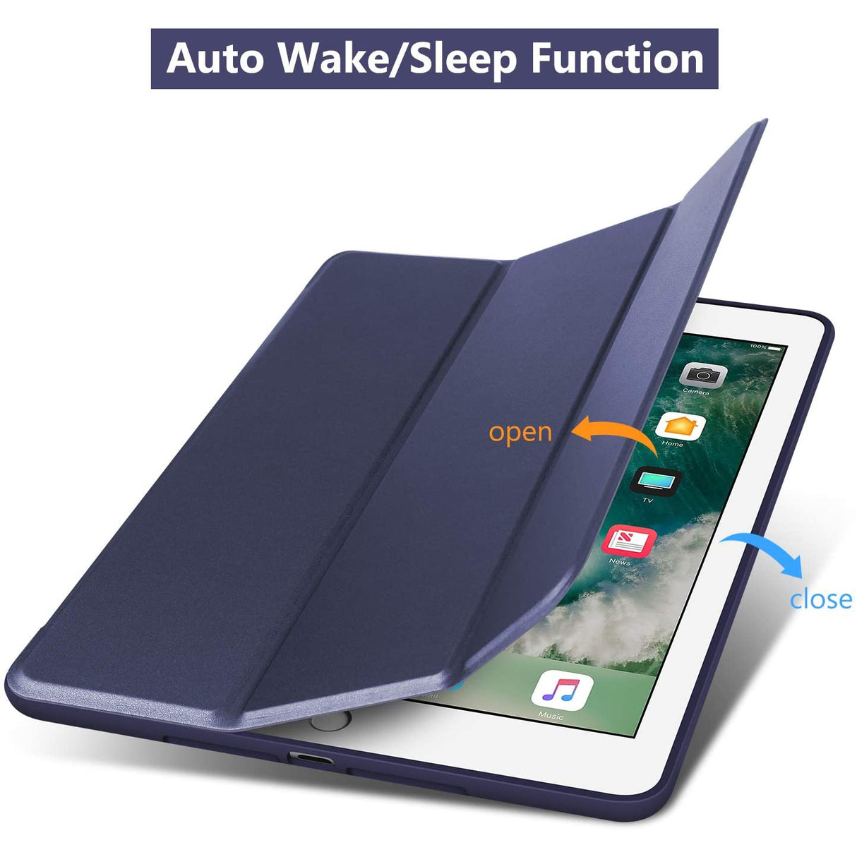 Goojodoq iPad Air 1 Case - Dark Blue