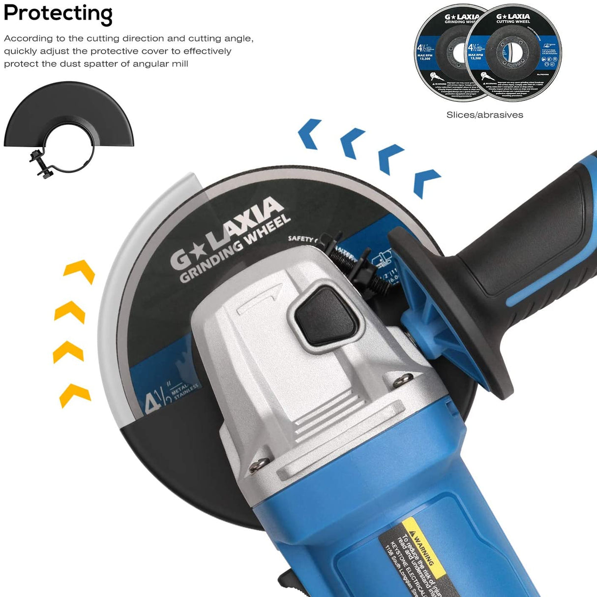 G Laxia 750W Professional Angle Grinder