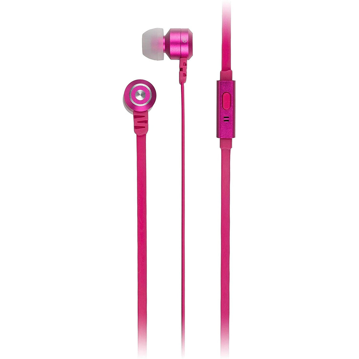 Kit Fresh Ribbons In Ear Headphones with Microphone - Pink