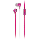 Kit Fresh Ribbons In Ear Headphones with Microphone - Pink