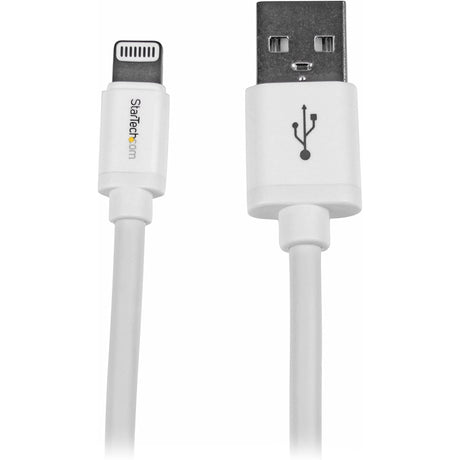 StarTech USBLT2MW USB to Lightning Cable - Apple MFi Certified - Long - 2 m (6 ft.) - White