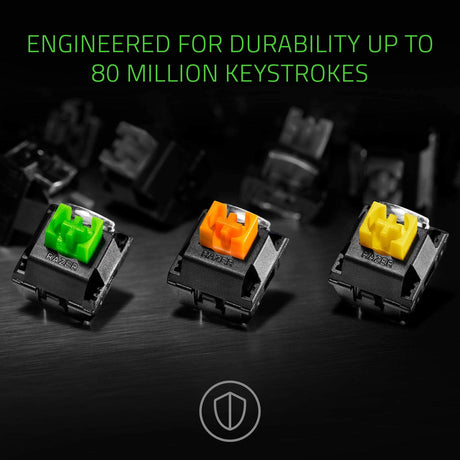 Razer Blackwidow Elite USB Mechanical Gaming Keyboard UK Layout - Green Switches
