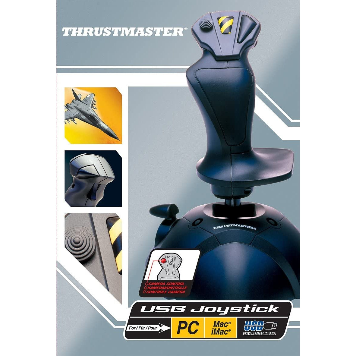 Thrustmaster USB Joystick, Ergonomic handle with Enlarged Rest