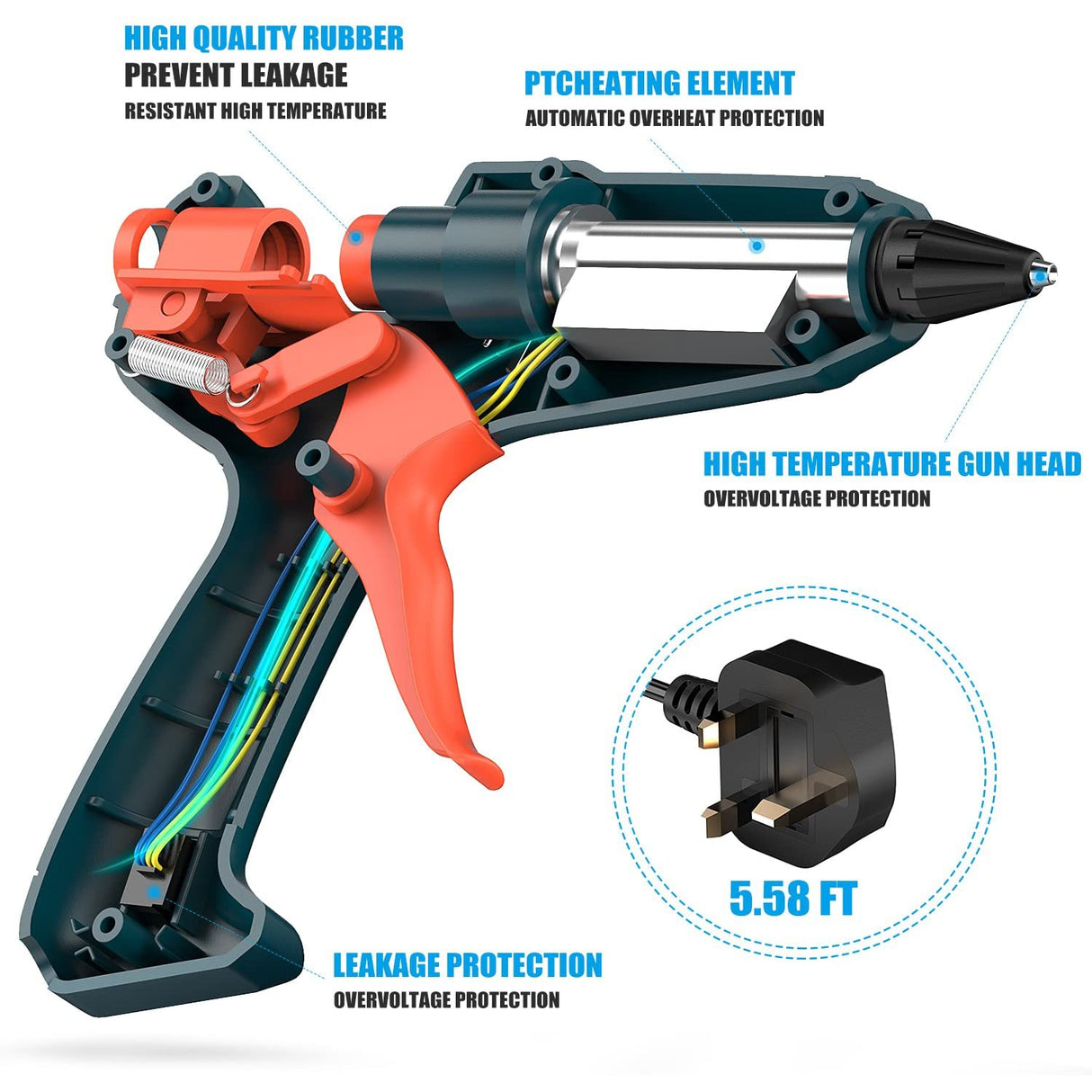 Hot Glue Gun RAGNAROS 60W