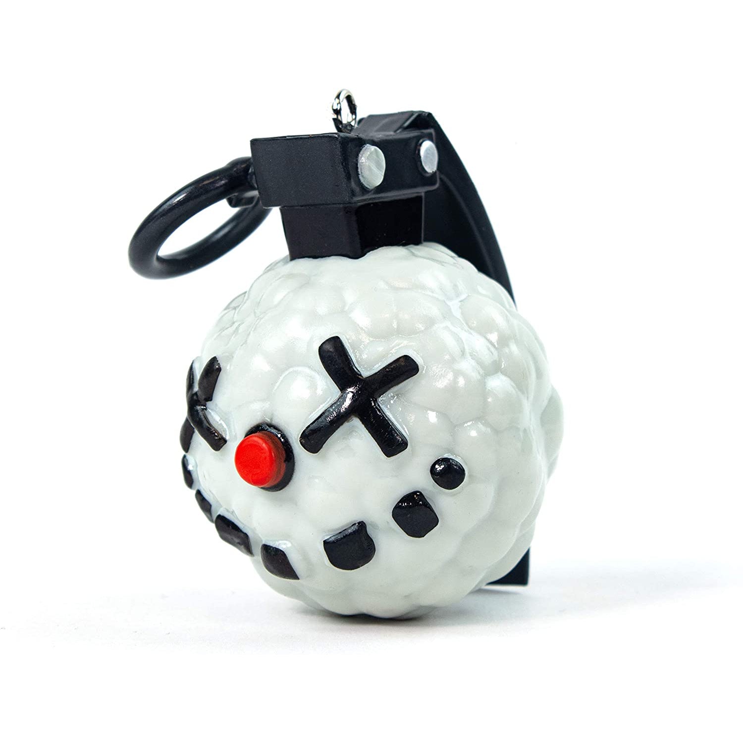 Numskull Official Fortnite Snowball Grenade 3D Christmas Tree Decoration Ornament - White Christmas Hanging Decor