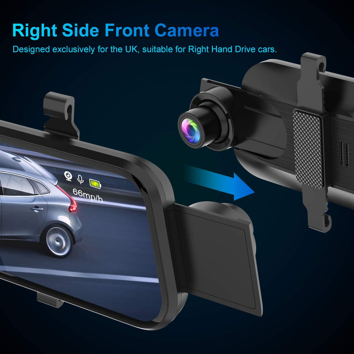 ThiEYE Carview3 2.5K Mirror Dash Cam