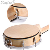 Kmise Banjo Ukulele 4 String Concert Banjo