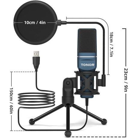 Tonor TC-777 USB Computer Condenser Microphone