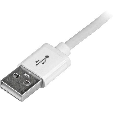 StarTech USBLT2MW USB to Lightning Cable - Apple MFi Certified - Long - 2 m (6 ft.) - White