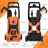 SUNPOW Pressure Washer, High Portable Water Power Washer 1800 Watt ,169 Bar(Max) , Flow 342 L / H Jet Wash with 4 Nozzles