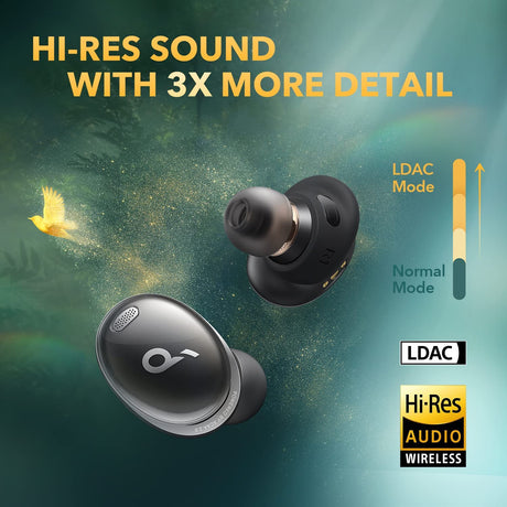 Soundcore by Anker Liberty 3 Pro Active Noise Cancelling Earbuds - Midnight Black