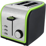 Zanussi ZST-6579-GN 2-Slice Toaster - Grey / Green
