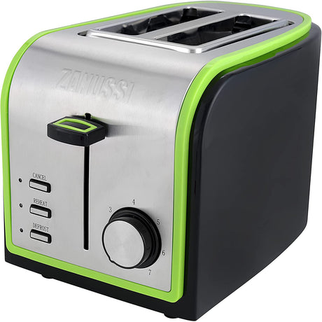Zanussi ZST-6579-GN 2-Slice Toaster - Grey / Green