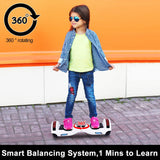 YHR Hoverboard, Self-Balancing Electric Scooter with LED Lights, 6.5" Hover Scooter