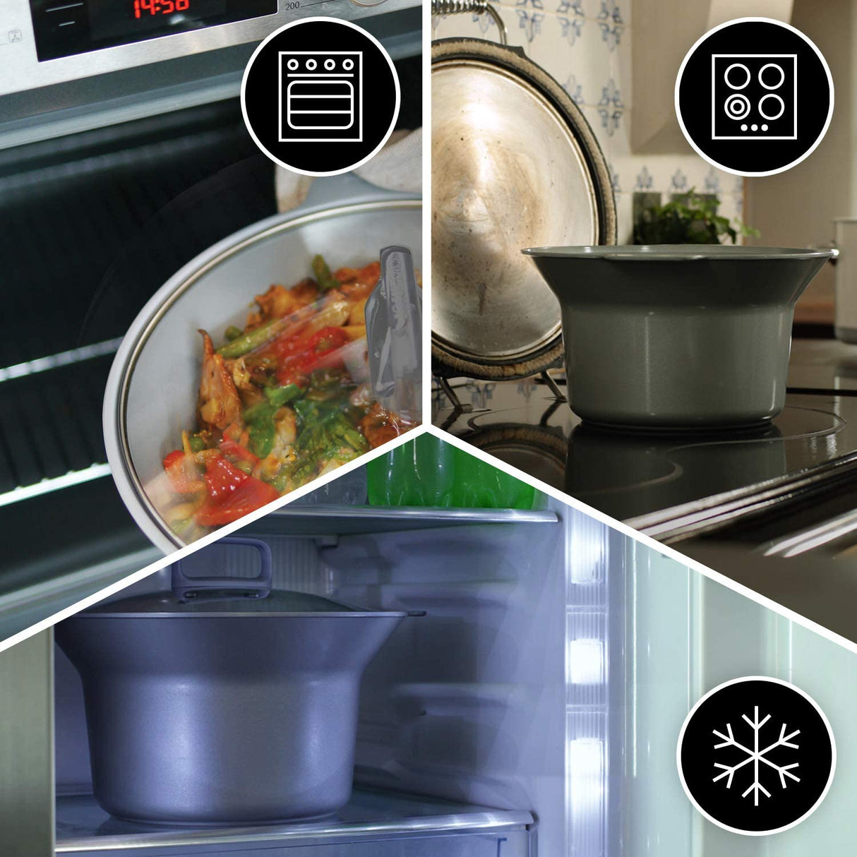 Crock-Pot CSC026 DuraCeramic Digital Saute Slow Cooker with HOB-Safe Pot, Anti-Stick & Easy Clean, 5L