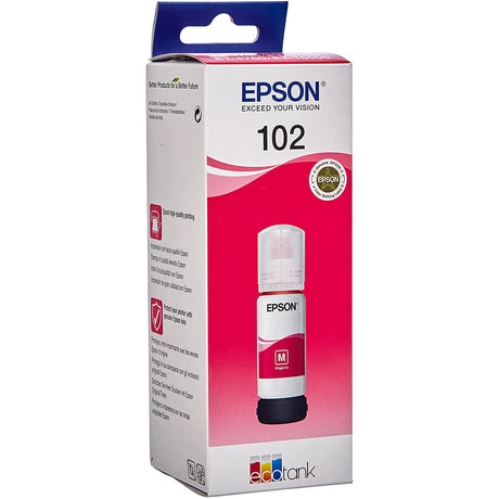 Epson EcoTank 102 Magenta Genuine Ink Bottle