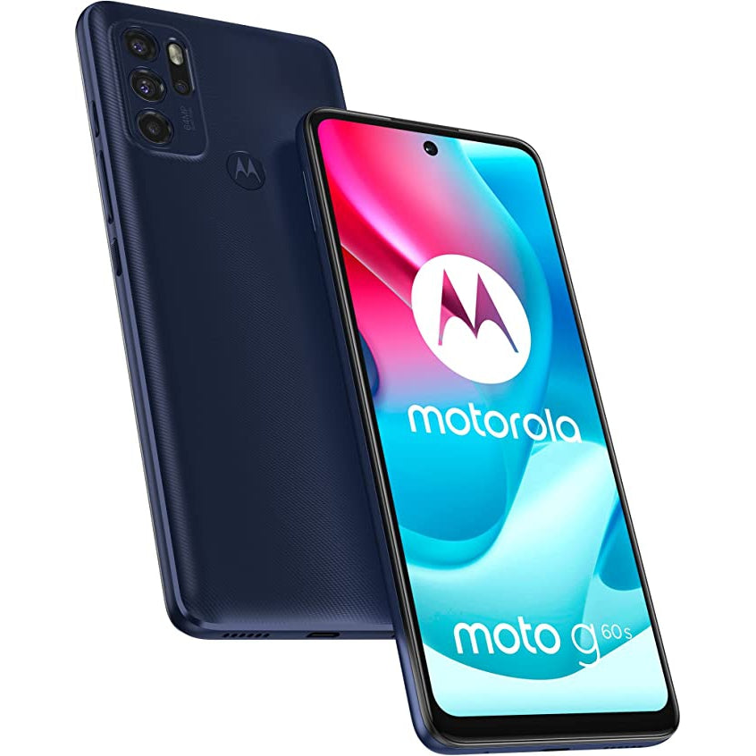 Motorola Moto G60S 128GB Unlocked Smartphone - Blue - Refurbished Excellent