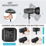Neewer SLB60W LED Video Light White 5600K Version TLCI 95+ with Remote Control and Reflector