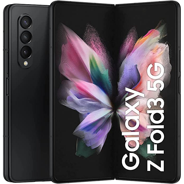 Samsung Galaxy Z Fold 3, 5G 256GB, Phantom Black, Unlocked - Good Condition