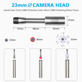 Anysun Sewer Pipe Inspection Camera, 50M Drain Endoscope Snake with DVR Recorder, Waterproof IP68 Camera with 7 Inch LCD Monitor