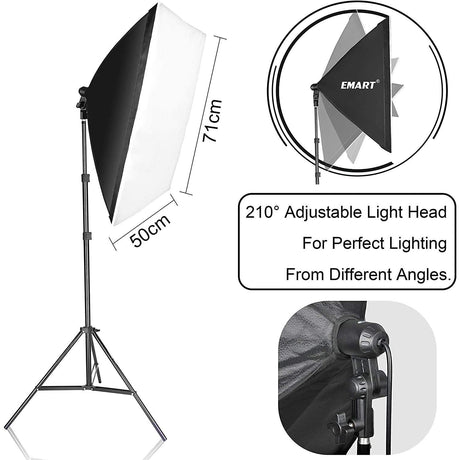 Emart Lighting Kit with Sandbags, Photo Bulbs & Continuous Light Equipment For Portraits