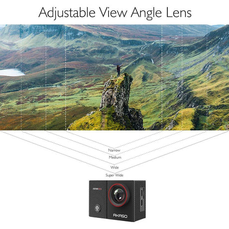 AKASO EK7000 Pro 4K Action Camera with Touch Screen EIS Adjustable View Angle 40m Waterproof