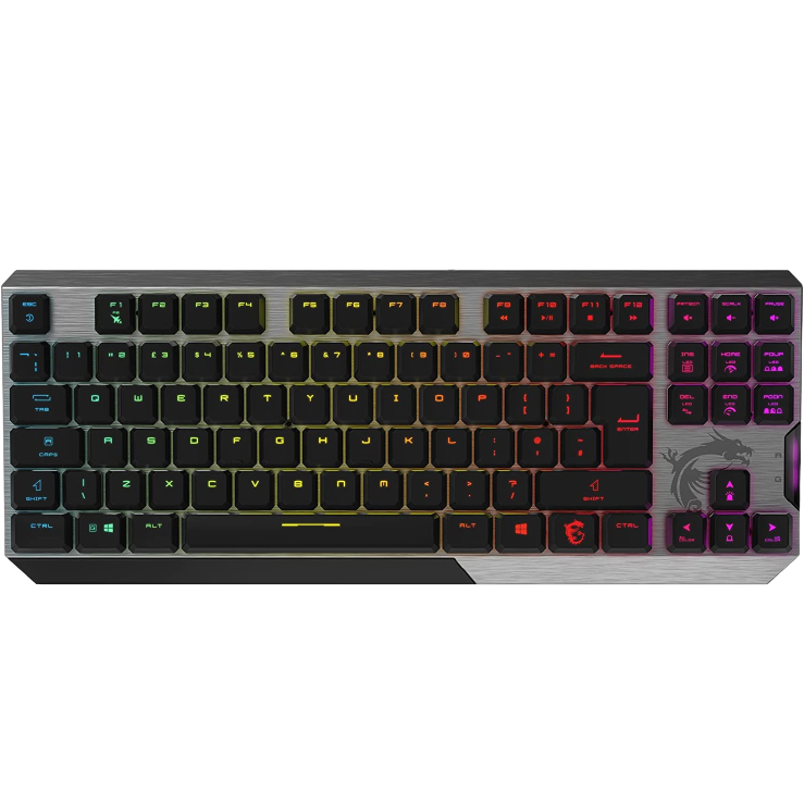 MSI Vigor Low Profile TKL Mechanical Gaming Keyboard Stock Must Go