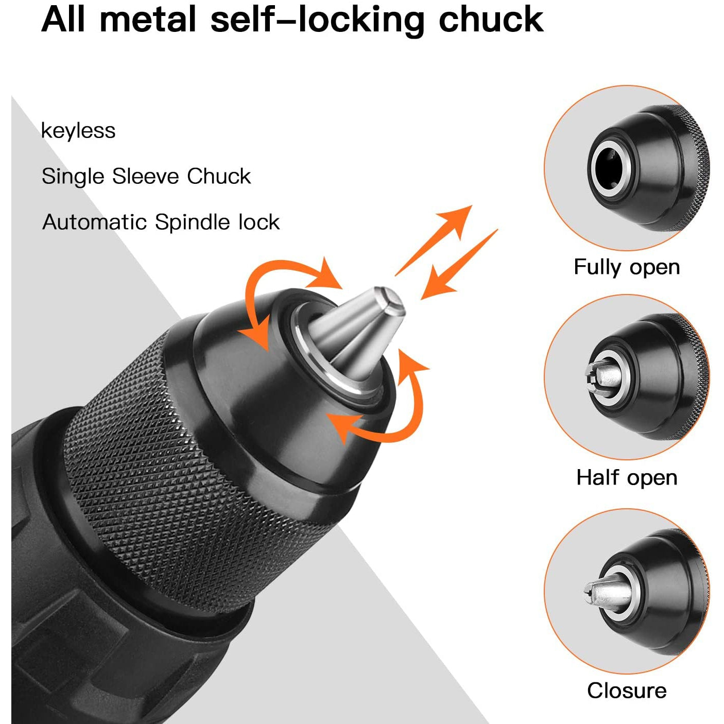 Tacklife PCD04B 20V MAX 2.0Ah LithiumIon