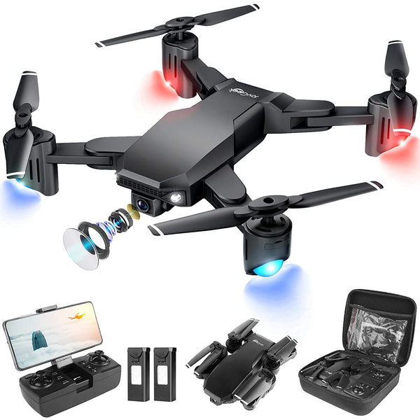 JoyGeek Drone with Camera for Adults Kids 1080P HD Foldable