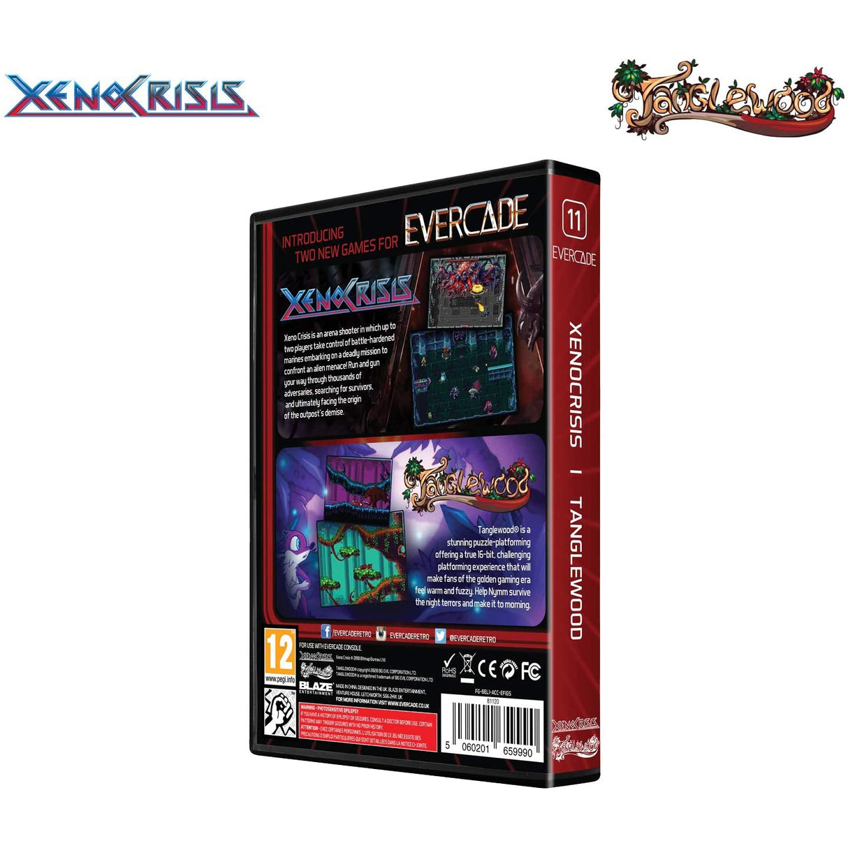 Evercade Xeno Crisis and Tanglewood