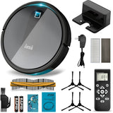 INSE Robot Vacuum Cleaner, 2000Pa Strong Suction, 2.7in Thin, Anti-Drop, 120 Mins Runtime, Self-Charging