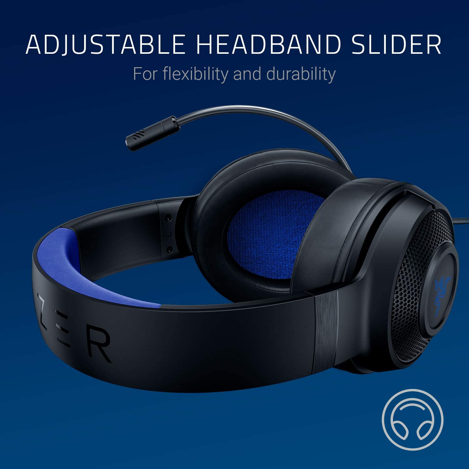 Razer Kraken X for Console Ultralight Gaming Headset - Black / Blue