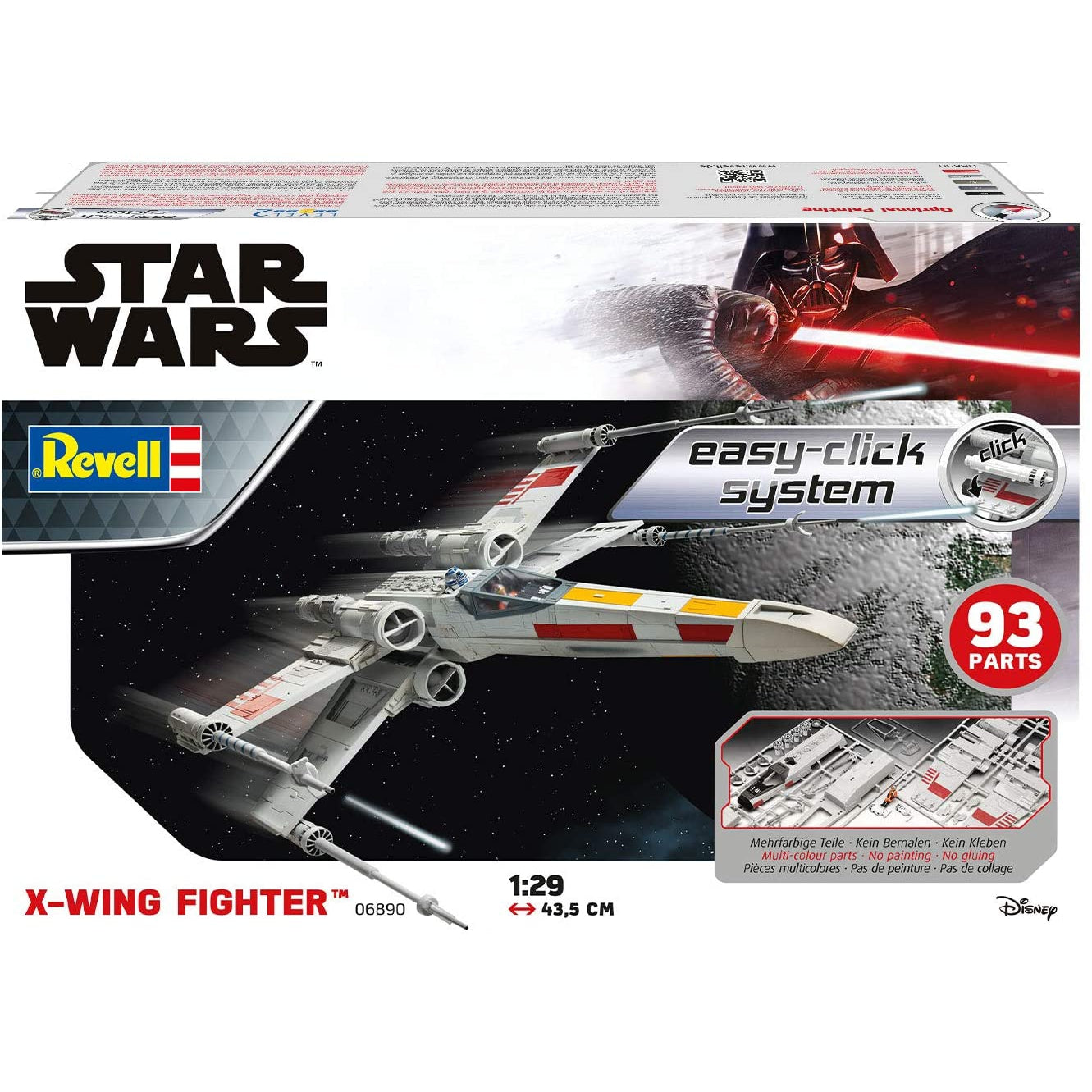 Star Wars X-Wing Fighter Plastic Model Kit