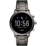 Fossil Gen 5 The Carlyle HR Smartwatch - Smoke Stainless Steel - Refurbished Excellent