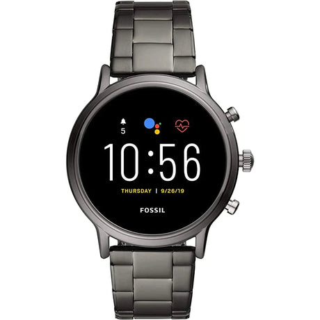 Fossil Gen 5 The Carlyle HR Smartwatch - Smoke Stainless Steel - Refurbished Excellent