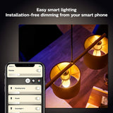 Philips Hue White Smart Candle Bulb Twin Pack LED. E14 Small Edison Screw with Bluetooth
