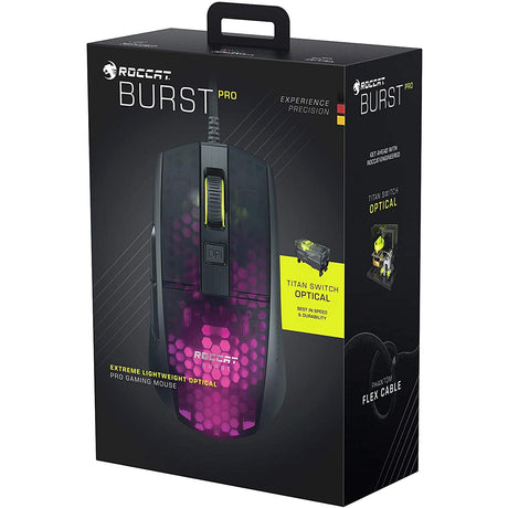Roccat Burst Pro Extreme Lightweight Optical Pro Gaming Mouse - Black - Refurbished Good