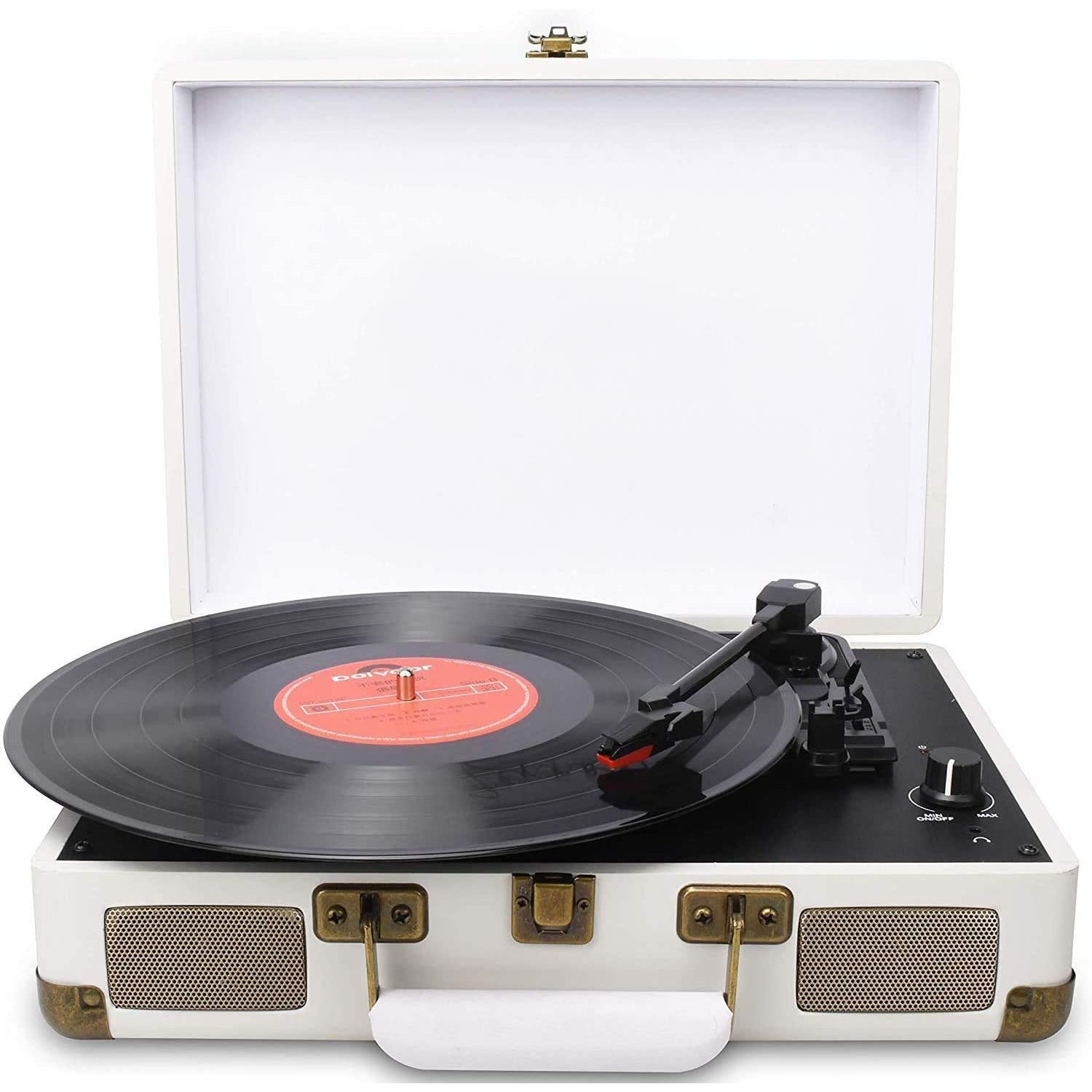 Digitnow Three Speeds Turntable Retro Record Player with Built-in Ster