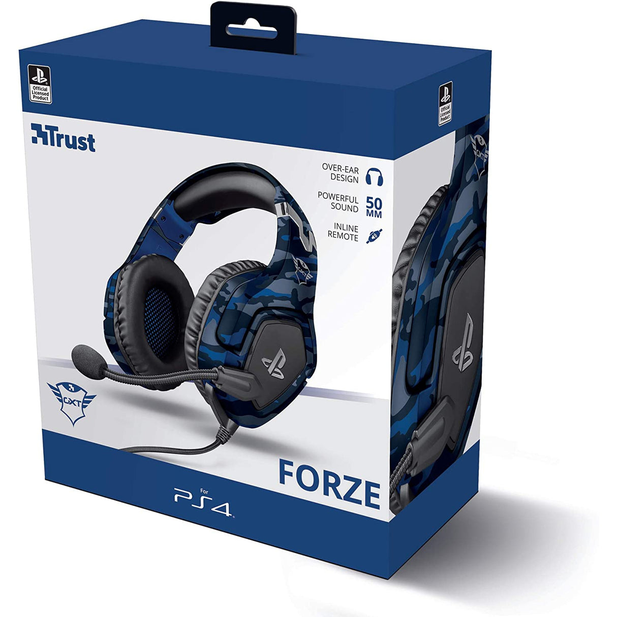 Trust Gaming GXT 488 Forze-G Gaming Headset, Blue Camo