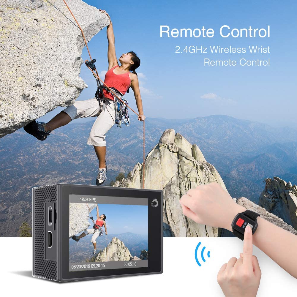 Dragon Touch Vision 4 Lite Action Camera