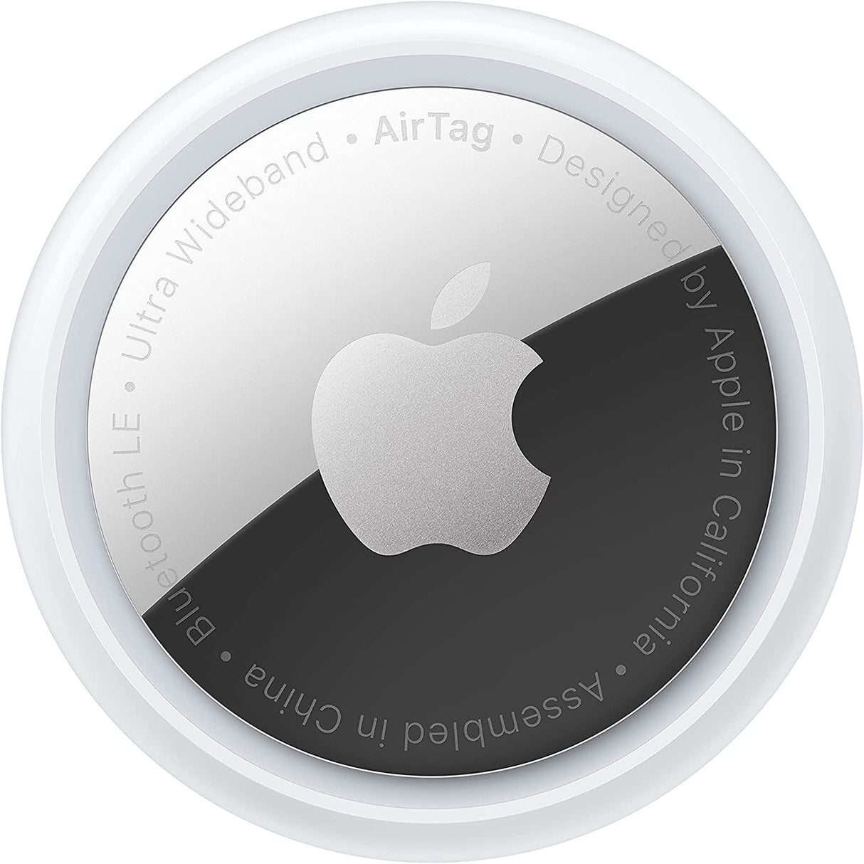 Apple AirTag, Bluetooth Item Finder and Key Finder, Single - White