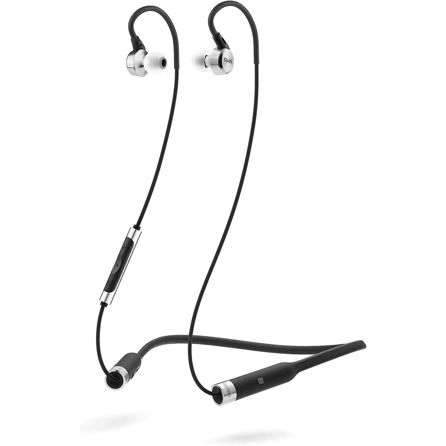RHA MA750 Wireless Bluetooth NFC In-Ear Headphones - Black